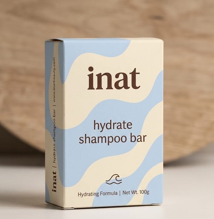 Inat Hydrate shampoo bar box